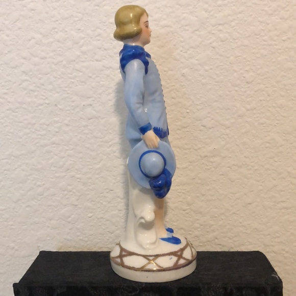 Pottery Figurine Little Boy Blue 7.75"H - Picture 9 of 13
